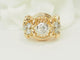 Bague 59 Bague Tank ancienne en or jaune 18 ct, diamant 0,50 ct 58 Facettes 33837