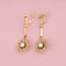 Boucles d'oreilles Art Nouveau - Boucles d’oreilles en or jaune 18K, perles et diamants 58 Facettes 289