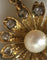 Boucles d'oreilles Art Nouveau - Boucles d’oreilles en or jaune 18K, perles et diamants 58 Facettes 289