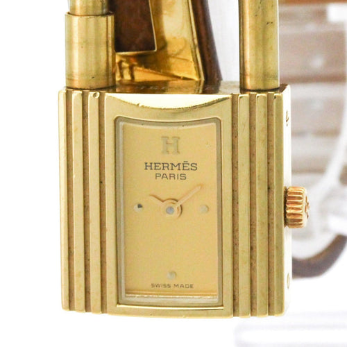 Montre Hermès Kelly - Montre quartz en métal plaqué et cuir 58 Facettes grlf3ykmgo