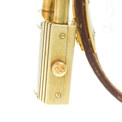 Montre Hermès Kelly - Montre quartz en métal plaqué et cuir 58 Facettes grlf3ykmgo
