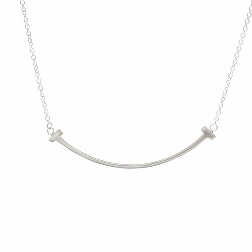 Pendentif Tiffany & Co. - Pendentif T Smile en or blanc 18k 58 Facettes kk4vvpmrpx