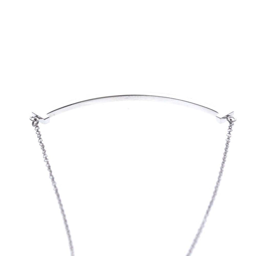 Pendentif Tiffany & Co. - Pendentif T Smile en or blanc 18k 58 Facettes kk4vvpmrpx