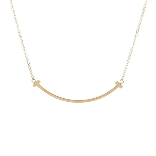 Pendentif Tiffany & Co. T Smile - Pendentif en or rose 18k 58 Facettes iqw5wvwirp