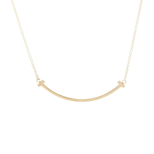 Pendentif Tiffany & Co. T Smile - Pendentif en or rose 18k 58 Facettes iqw5wvwirp
