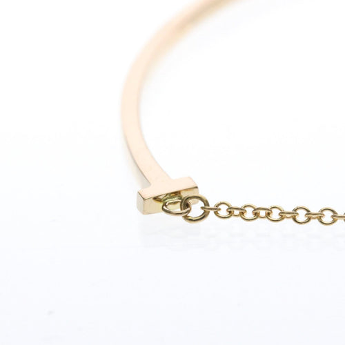 Pendentif Tiffany & Co. - Pendentif T Smile en or jaune 18k 58 Facettes zwtd9dewyw