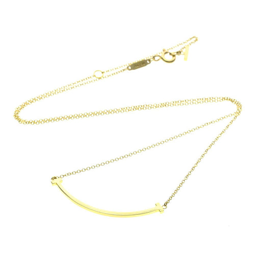 Pendentif Tiffany & Co. - Pendentif T Smile en or jaune 18k 58 Facettes xraapskkd2