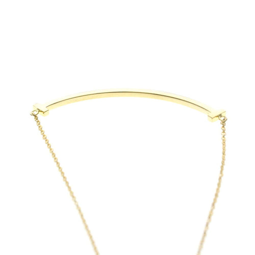 Pendentif Tiffany & Co. - Pendentif T Smile en or jaune 18k 58 Facettes xraapskkd2