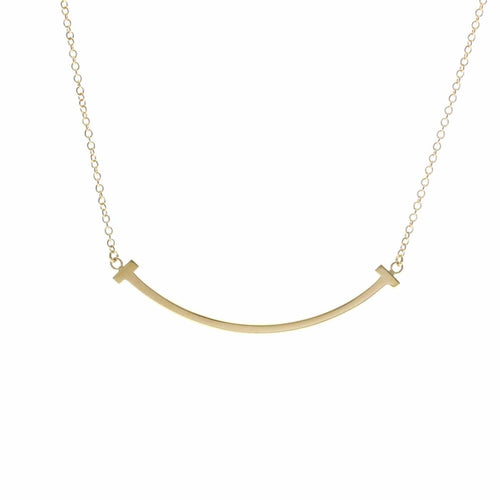 Pendentif Tiffany & Co. - Pendentif T Smile en or jaune 18k 58 Facettes xraapskkd2