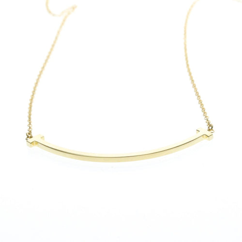 Pendentif Tiffany & Co. - Pendentif T Smile en or jaune 18k 58 Facettes xraapskkd2