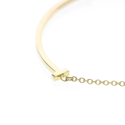 Pendentif Tiffany & Co. - Pendentif T Smile en or jaune 18k 58 Facettes xraapskkd2