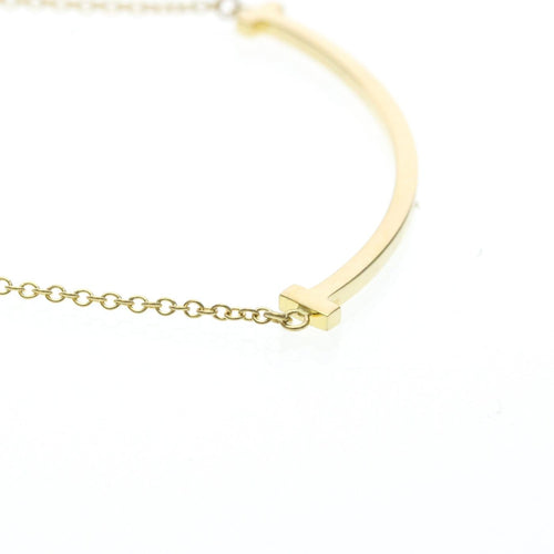 Pendentif Tiffany & Co. - Pendentif T Smile en or jaune 18k 58 Facettes xraapskkd2