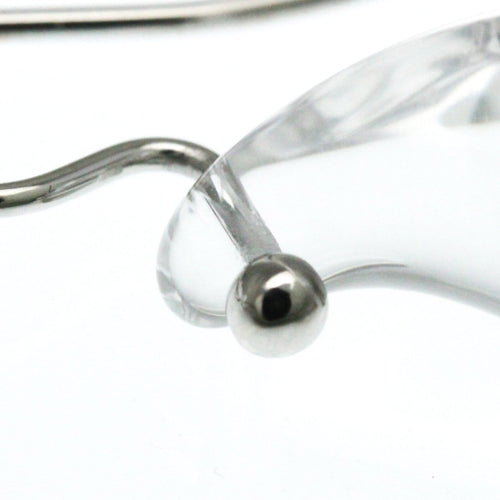 Tiffany & Co. - Elsa Peretti Teardrop en platine avec cristal 58 Facettes tny3k2opnp
