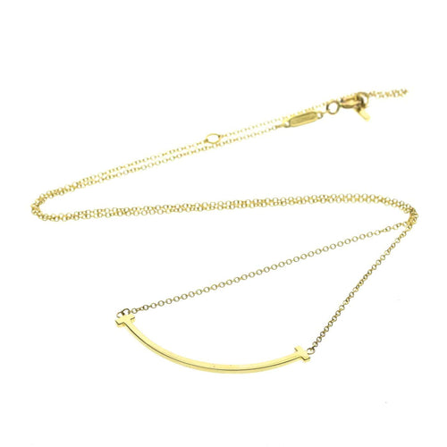 Pendentif Tiffany & Co. T Smile - Pendentif en or jaune 18k 58 Facettes jdlvri14cw
