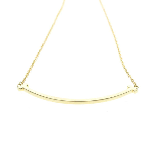 Pendentif Tiffany & Co. T Smile - Pendentif en or jaune 18k 58 Facettes jdlvri14cw