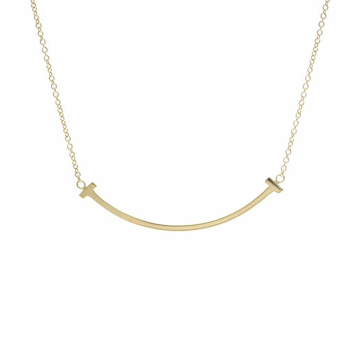 Pendentif Tiffany & Co. T Smile - Pendentif en or jaune 18k 58 Facettes jdlvri14cw