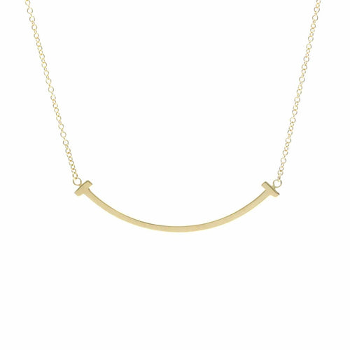 Pendentif Tiffany & Co. T Smile - Pendentif en or jaune 18k 58 Facettes jdlvri14cw