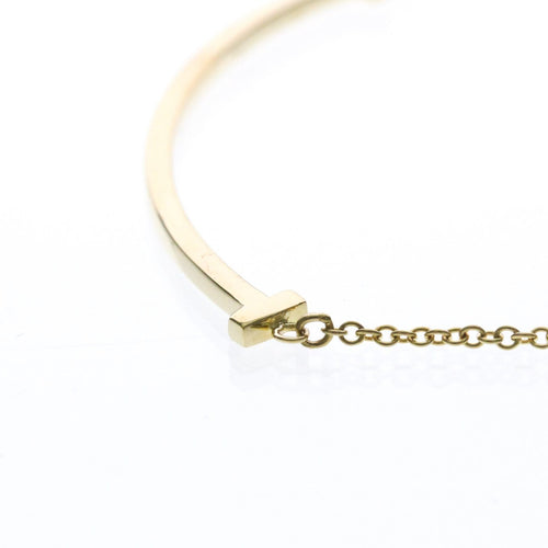 Pendentif Tiffany & Co. T Smile - Pendentif en or jaune 18k 58 Facettes jdlvri14cw
