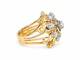 Bague 49 Bague Tank années 1940 en or jaune, platine et diamants 58 Facettes 33838