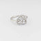 Bague 51 Bague en or blanc 18 carats et diamants 58 Facettes 33734