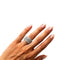 Bague 58 Bague en or blanc 750 et diamants taille brillant/marquise 58 Facettes G4035