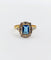 Bague 51.5 Bague Art déco en or 18k avec pierre bleue, vers 1920 58 Facettes A07157
