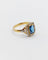 Bague 51.5 Bague Art déco en or 18k avec pierre bleue, vers 1920 58 Facettes A07157