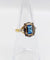 Bague 51.5 Bague Art déco en or 18k avec pierre bleue, vers 1920 58 Facettes A07157