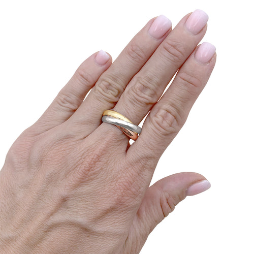 Bague 57 Cartier Trinity Classique - Bague 3 ors 58 Facettes 35967