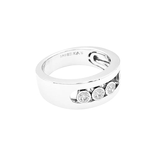 Bague 55 Messika Move Joaillerie - Bague en or blanc et diamants 58 Facettes 36013