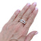 Bague 55 Messika Move Joaillerie - Bague en or blanc et diamants 58 Facettes 36013