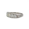 Bague 53 Bague jarretière Art déco en platine 950 et diamants 58 Facettes SA084