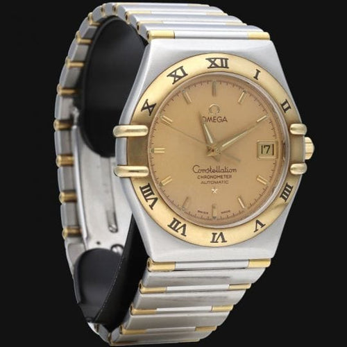 Montre Omega Constellation - Montre automatique 35 mm or jaune et acier 58 Facettes MT47963