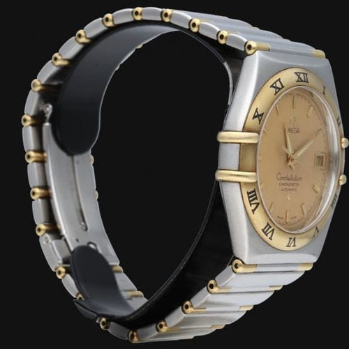 Montre Omega Constellation - Montre automatique 35 mm or jaune et acier 58 Facettes MT47963
