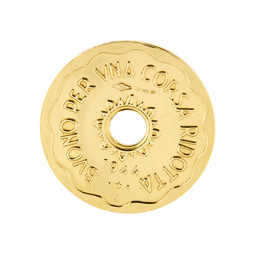 Pendentif Gettone tram ATM - Pendentif en or jaune 18 ct 58 Facettes 37301