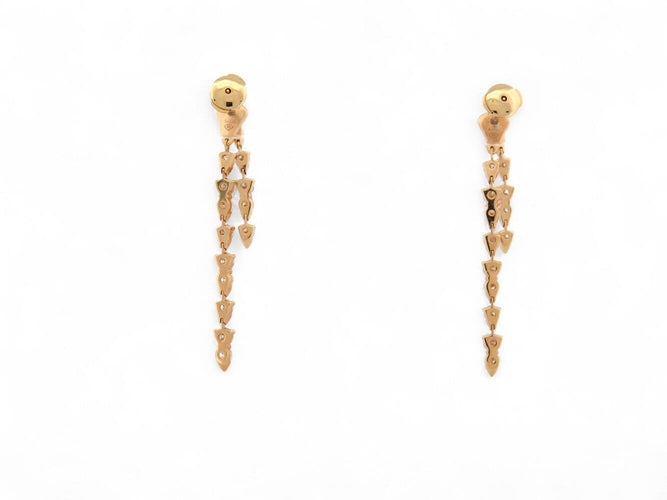 Boucles d'oreilles Piaget Sunlight - Boucles d'oreilles en or rose 18k et diamants 58 Facettes 276985
