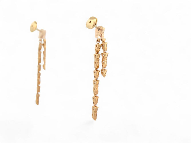 Boucles d'oreilles Piaget Sunlight - Boucles d'oreilles en or rose 18k et diamants 58 Facettes 276985