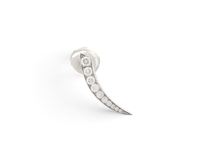 Boucles d'oreilles Messika Daisy Rock - Mono boucle d'oreille en or blanc 18k diamants 58 Facettes 276597