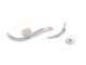 Boucles d'oreilles Messika Daisy Rock - Mono boucle d'oreille en or blanc 18k diamants 58 Facettes 276597