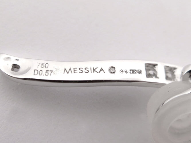 Boucles d'oreilles Messika Daisy Rock - Mono boucle d'oreille en or blanc 18k diamants 58 Facettes 276597