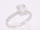 Bague 53 Bague cluster diamants taille baguette et brillant 58 Facettes 1022