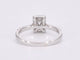 Bague 53 Bague cluster diamants taille baguette et brillant 58 Facettes 1022