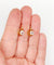 Boucles d'oreilles Dormeuses antiques en or rose 18k et pierres du Rhin, vers 1900 58 Facettes A07853