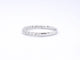 Bague 53 Bague en or blanc 18 carats sertie de diamants 58 Facettes 1035