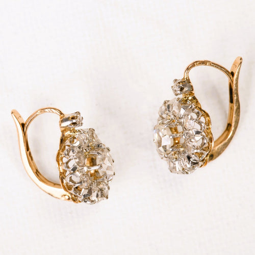 Dormeuses anciennes marguerites diamants or platine_côté.jpg