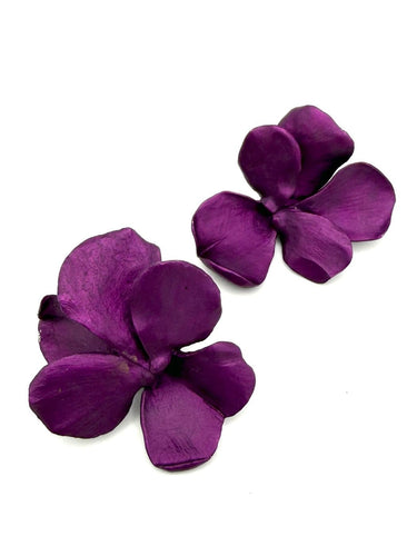 Boucles d'oreilles JAR Pansy - Clips d'oreilles en aluminium et or jaune 18k 58 Facettes JAR BO DV