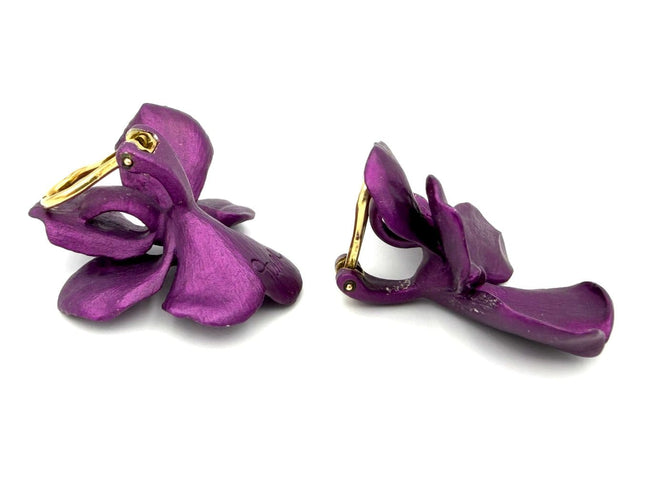 Boucles d'oreilles JAR Pansy - Clips d'oreilles en aluminium et or jaune 18k 58 Facettes JAR BO DV