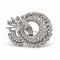 Broche Broche en or blanc, platine et diamants 58 Facettes 1450