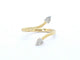 Bague 54 Bague de créateur en or 14 carats et diamants naturels 58 Facettes 2372