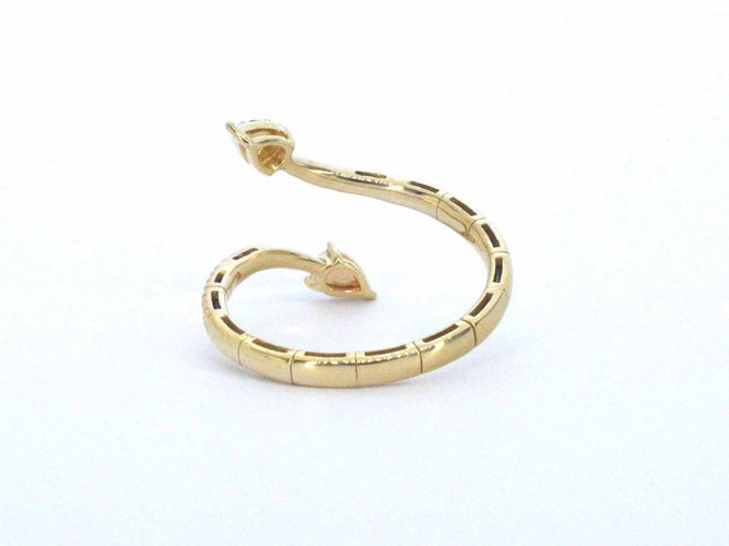 Bague 54 Bague de créateur en or 14 carats et diamants naturels 58 Facettes 2372